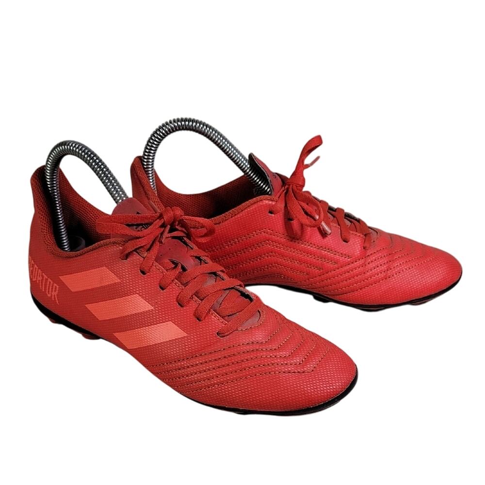 Adidas Predator Red Athletic Soccer Cleats Mens Size 5.5
